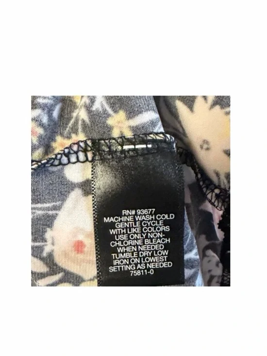 Liz Claiborne Career Woman Floral Short Sleeve Blouse NWT - Picture 6 of 6